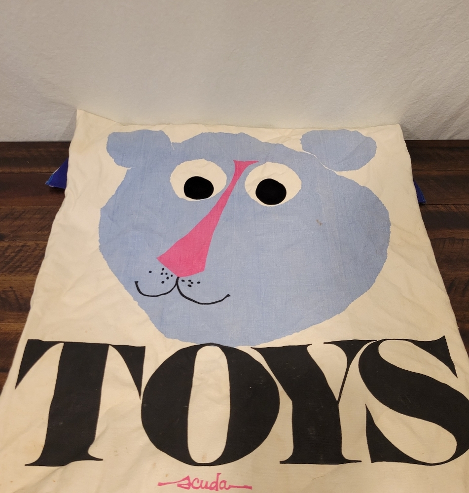Vintage Scuda Canvas Toy Bag